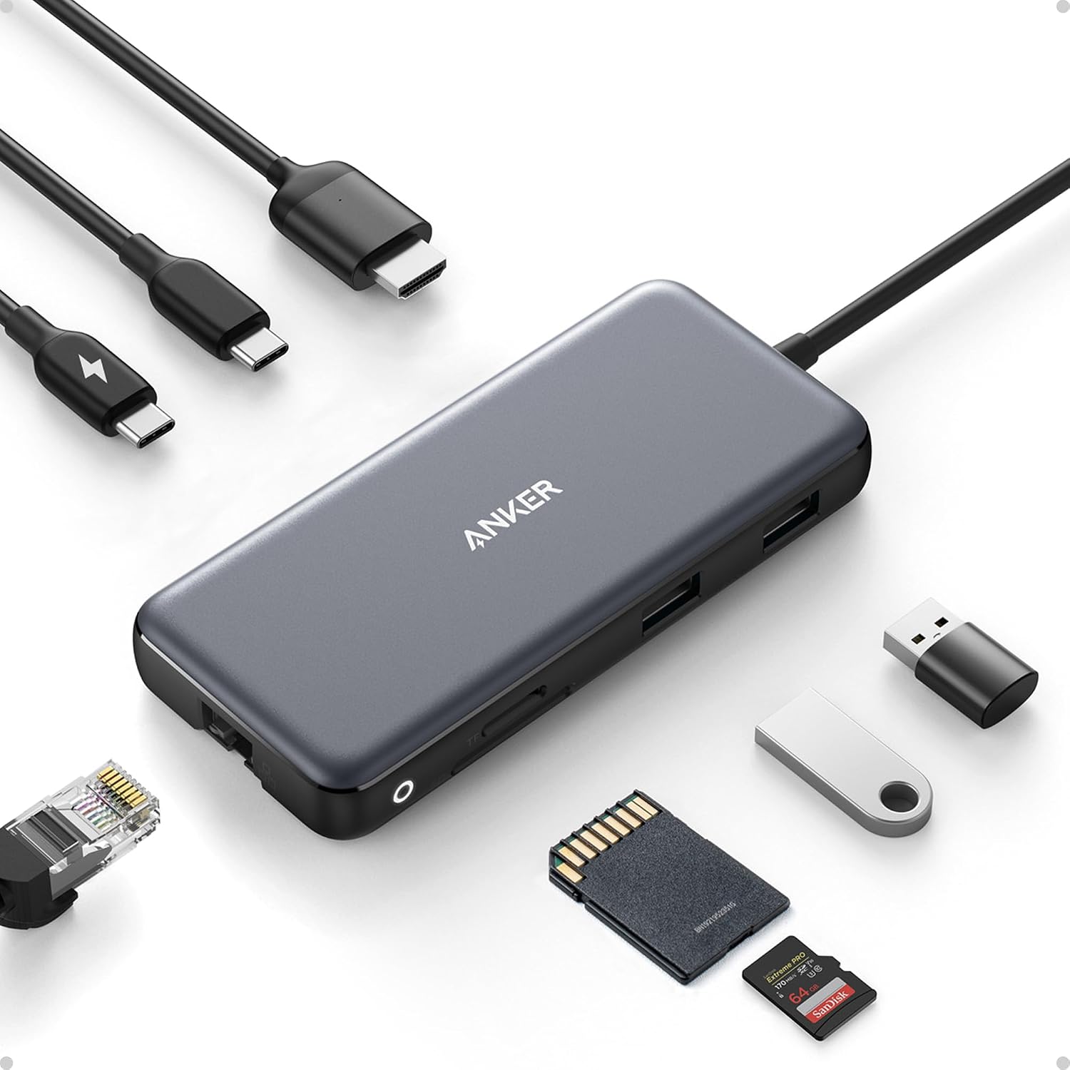 Anker USB-C Hub 8-in-1 with Ethernet